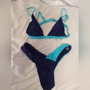 Blue Mini Bikini Set